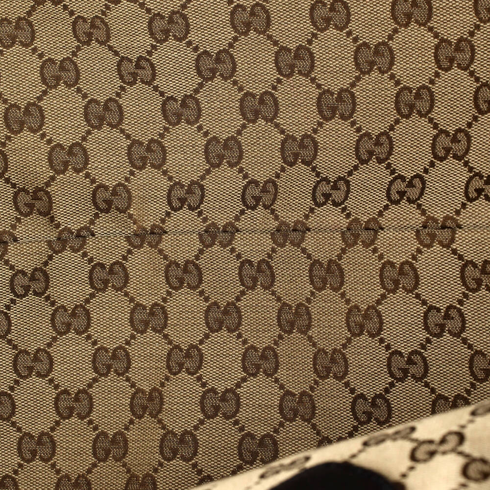 Gucci Large Reversible Totissima Shopping Tote Leather and GG Canvas - Picture 6 of 7